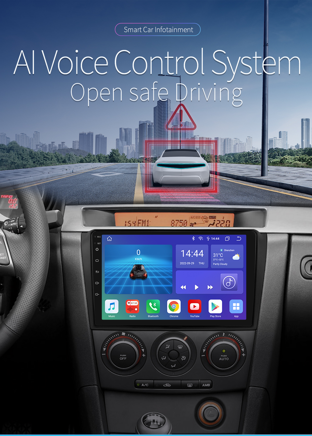For Mazda 3 2004 - 2009 1280P QLED Car Stereo GPS Radio For Mazda 3 2004 - 2009 1280P QLED Car Stereo GPS Radio