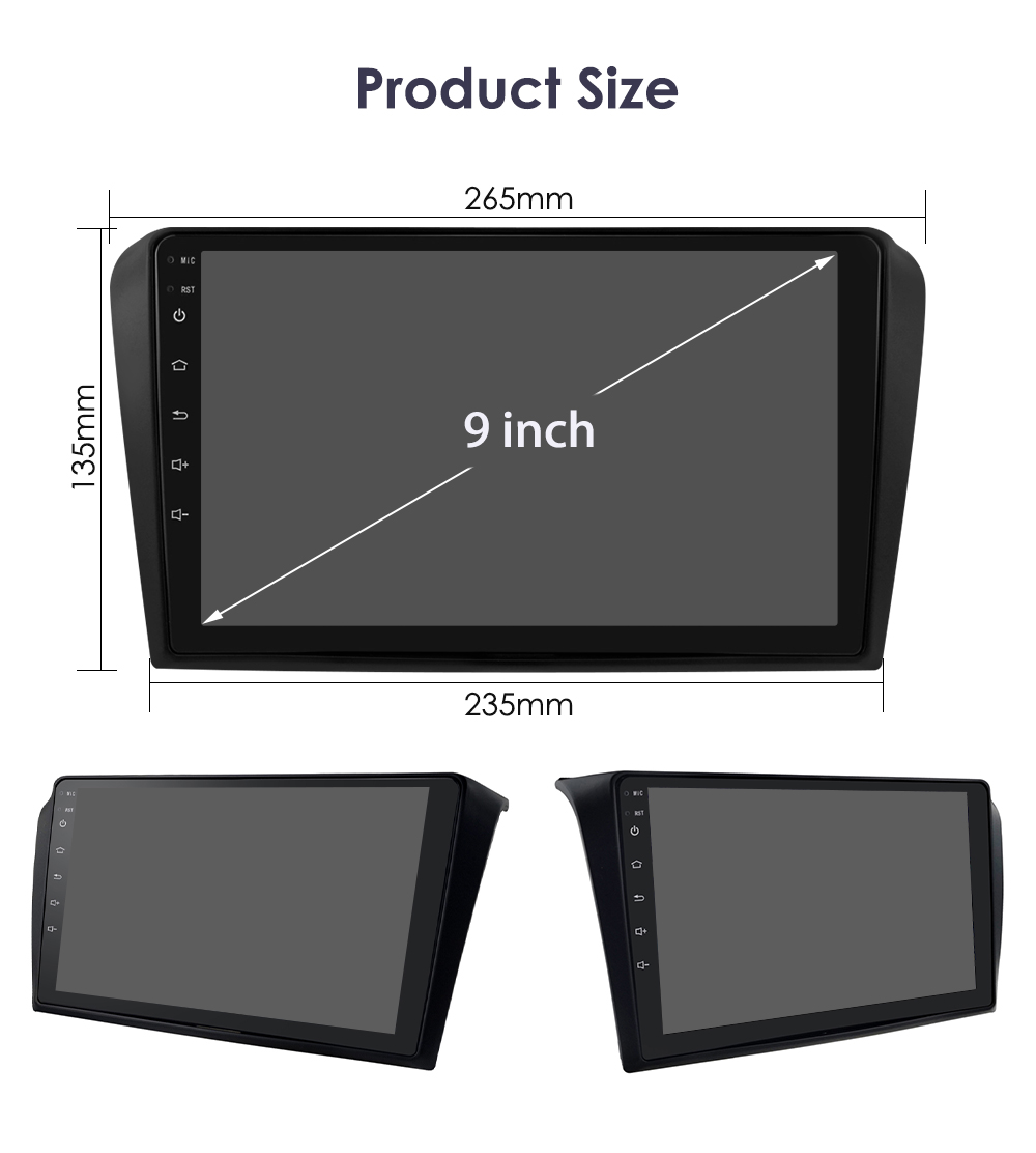 For Mazda 3 2004 - 2009 1280P QLED Car Stereo GPS Radio For Mazda 3 2004 - 2009 1280P QLED Car Stereo GPS Radio