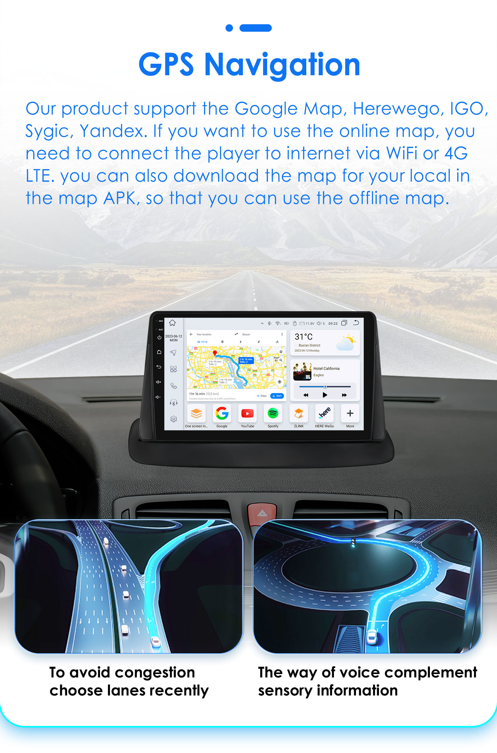 meganeページ For Renault Megane 3 2008-2014 Android12 Carplay Stereo Radio DSP