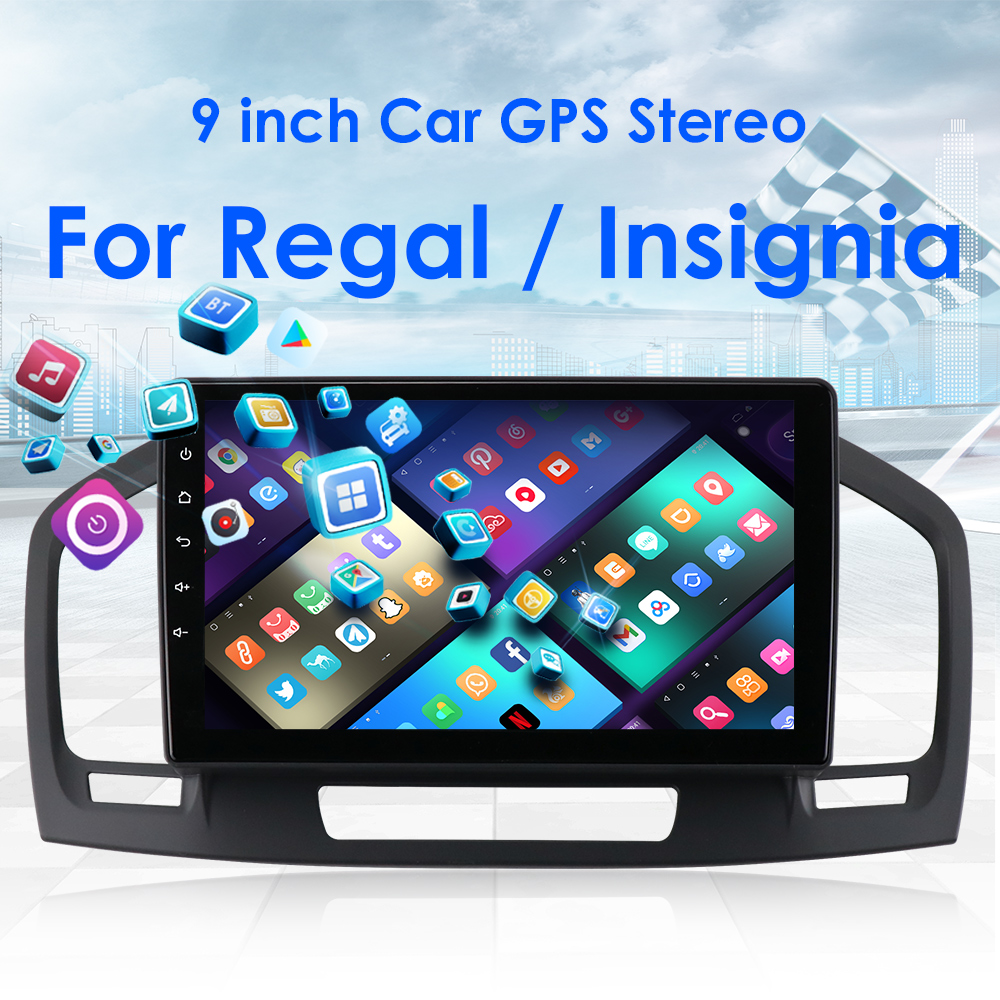 4+64G Android 12 For Buick Regal Opel Insignia Car Radio Stereo GPS Navi  Carplay